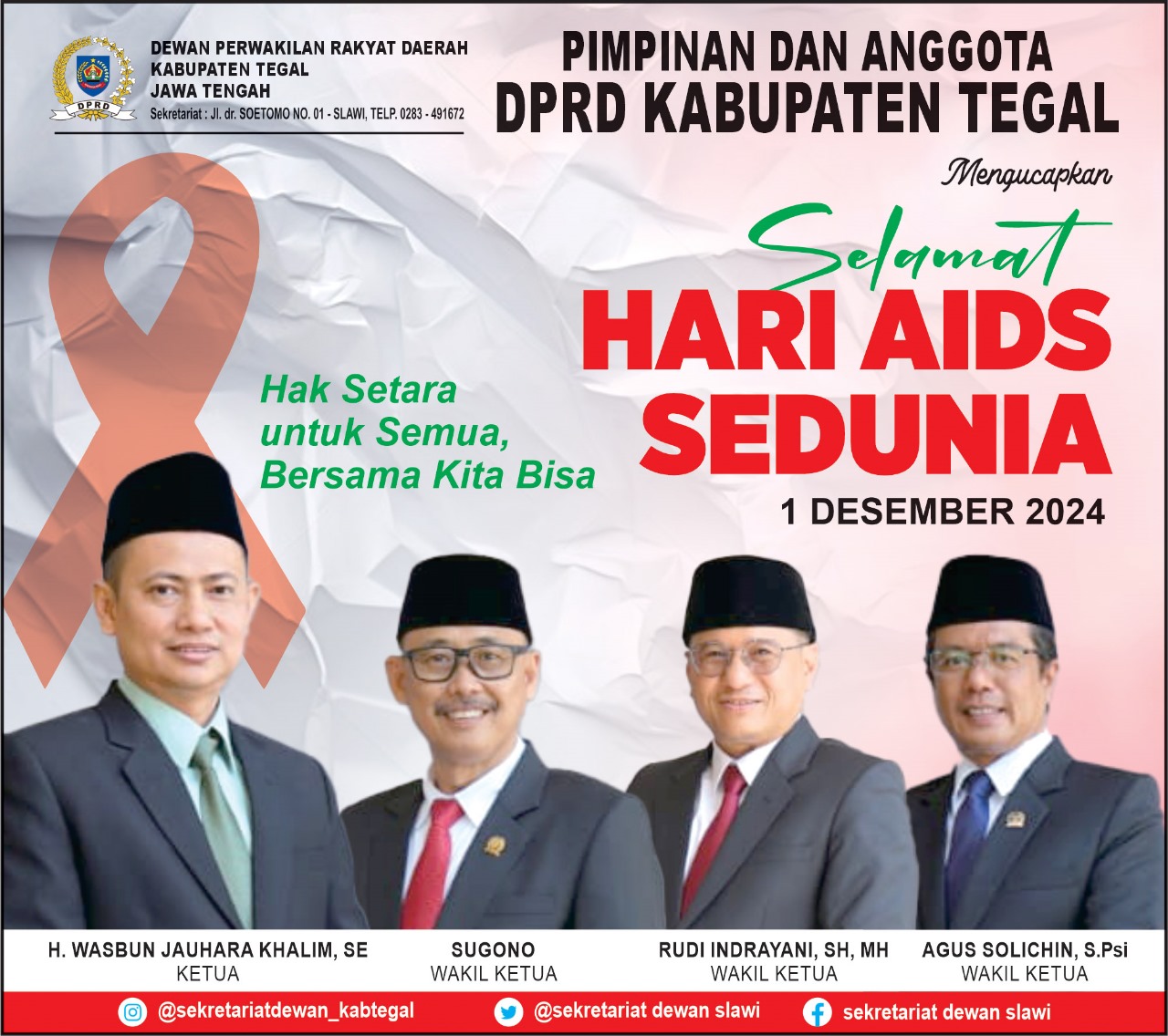 Hari aids nasional - dprd kab tegal