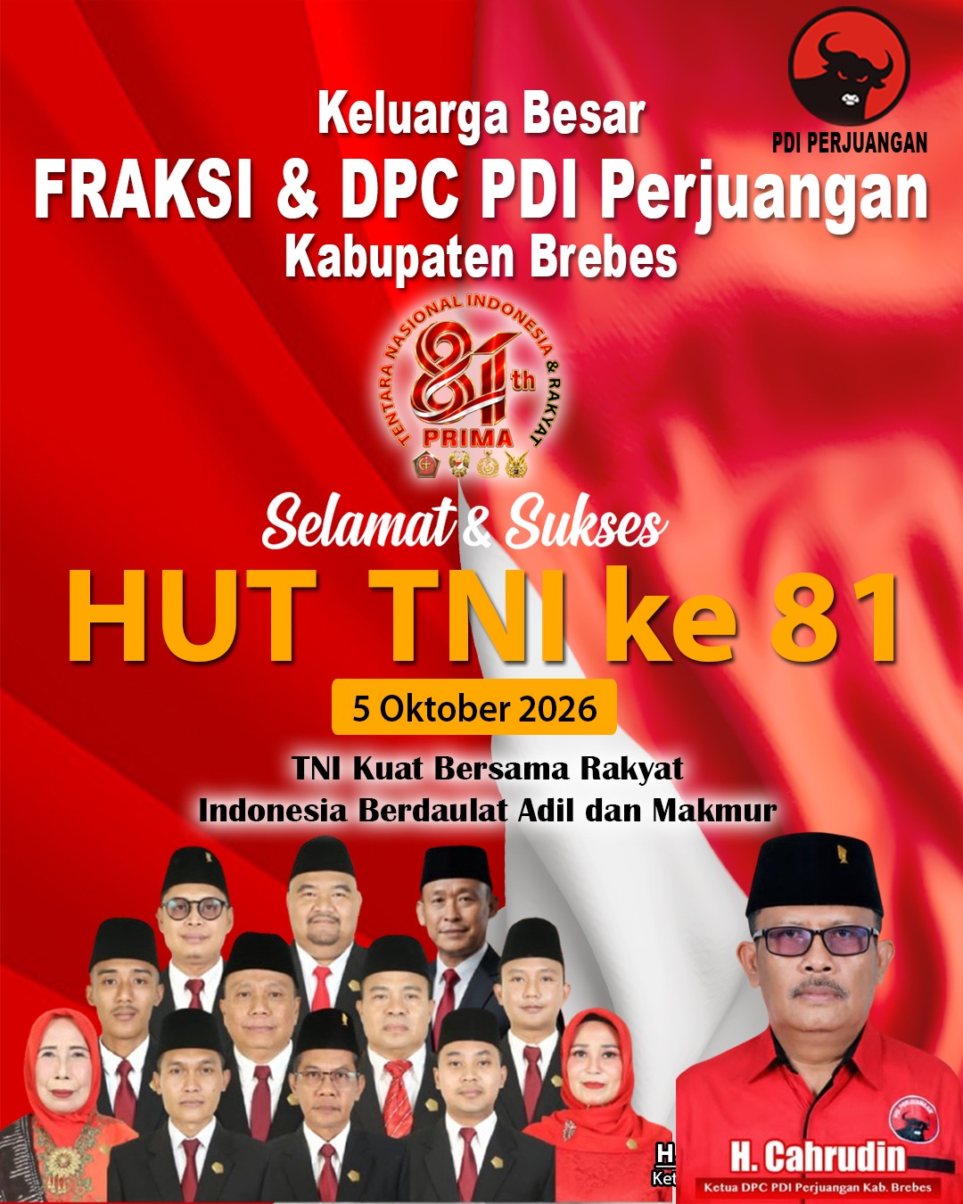 Hut tni - dpc pdi
