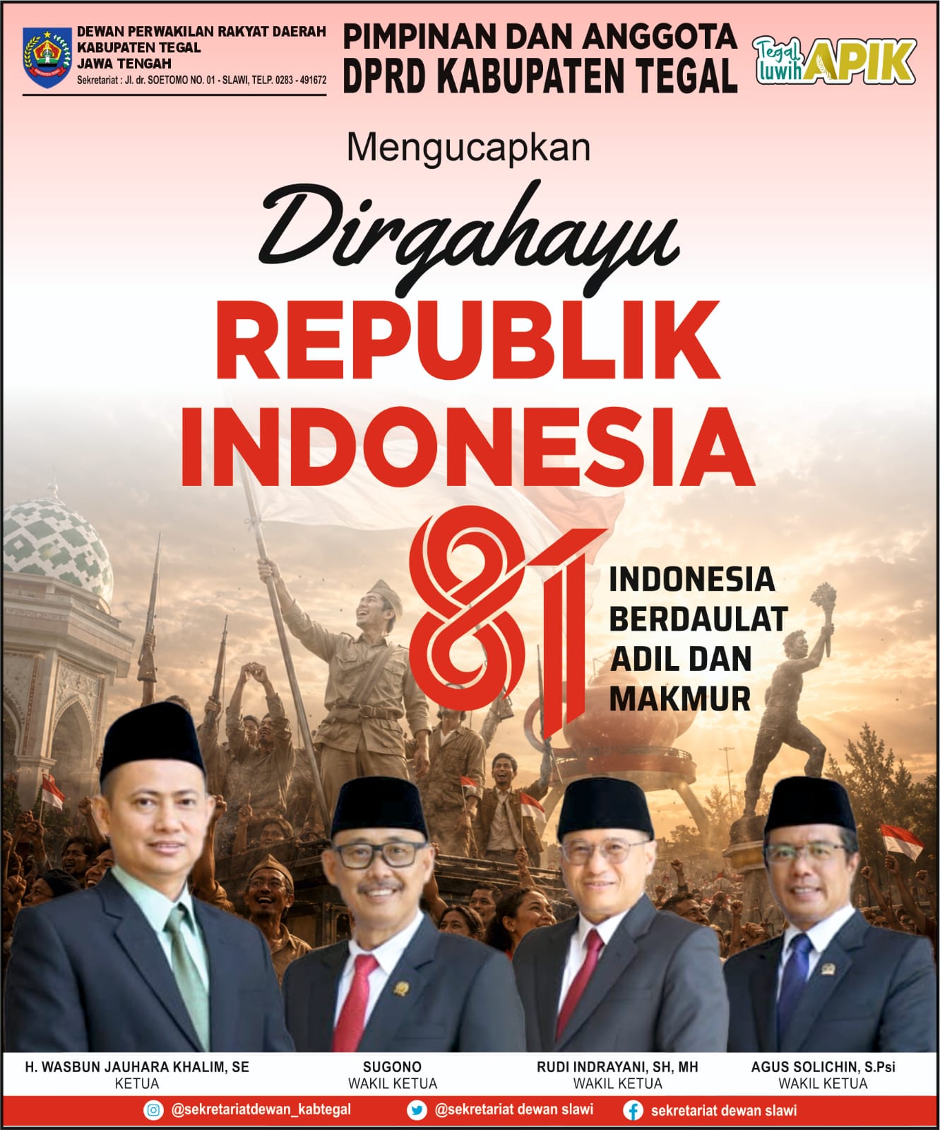 HUT RI - DPRD kab tegal