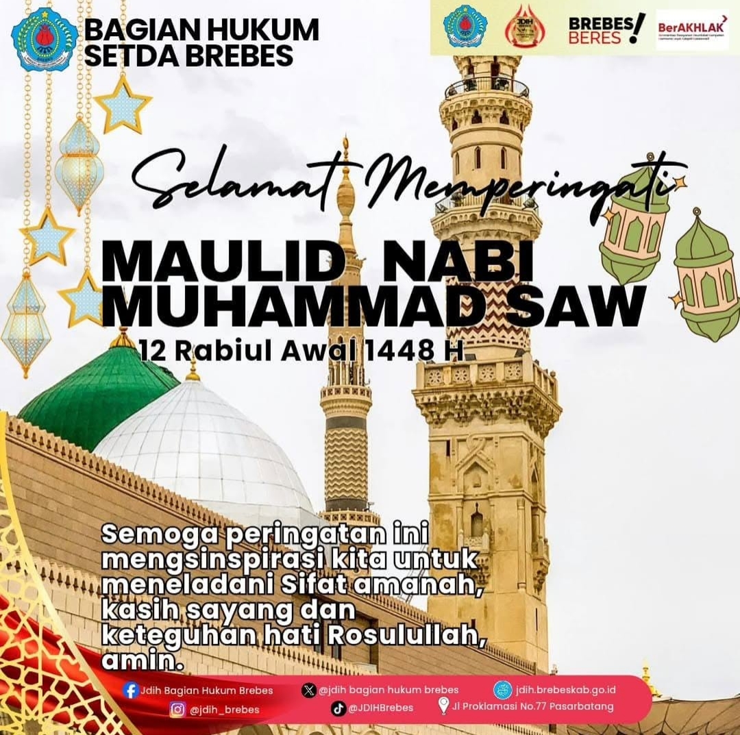 Maulid nabi - setda brebes bagian hukum