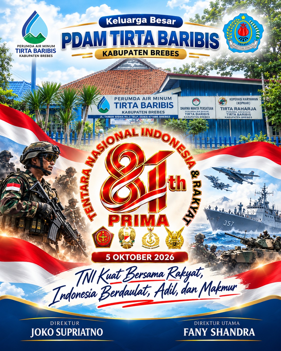 Hut tni - pdam brebes