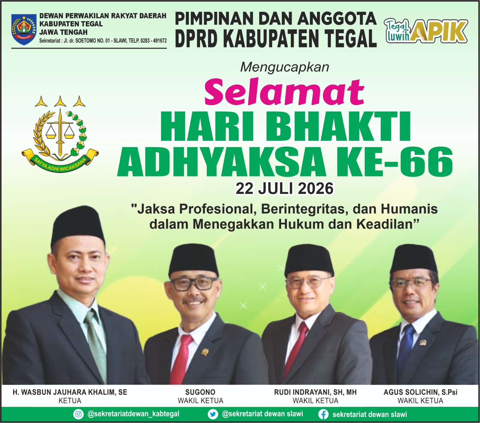 Hari Bhakti Adiyaksa Kab Tegal