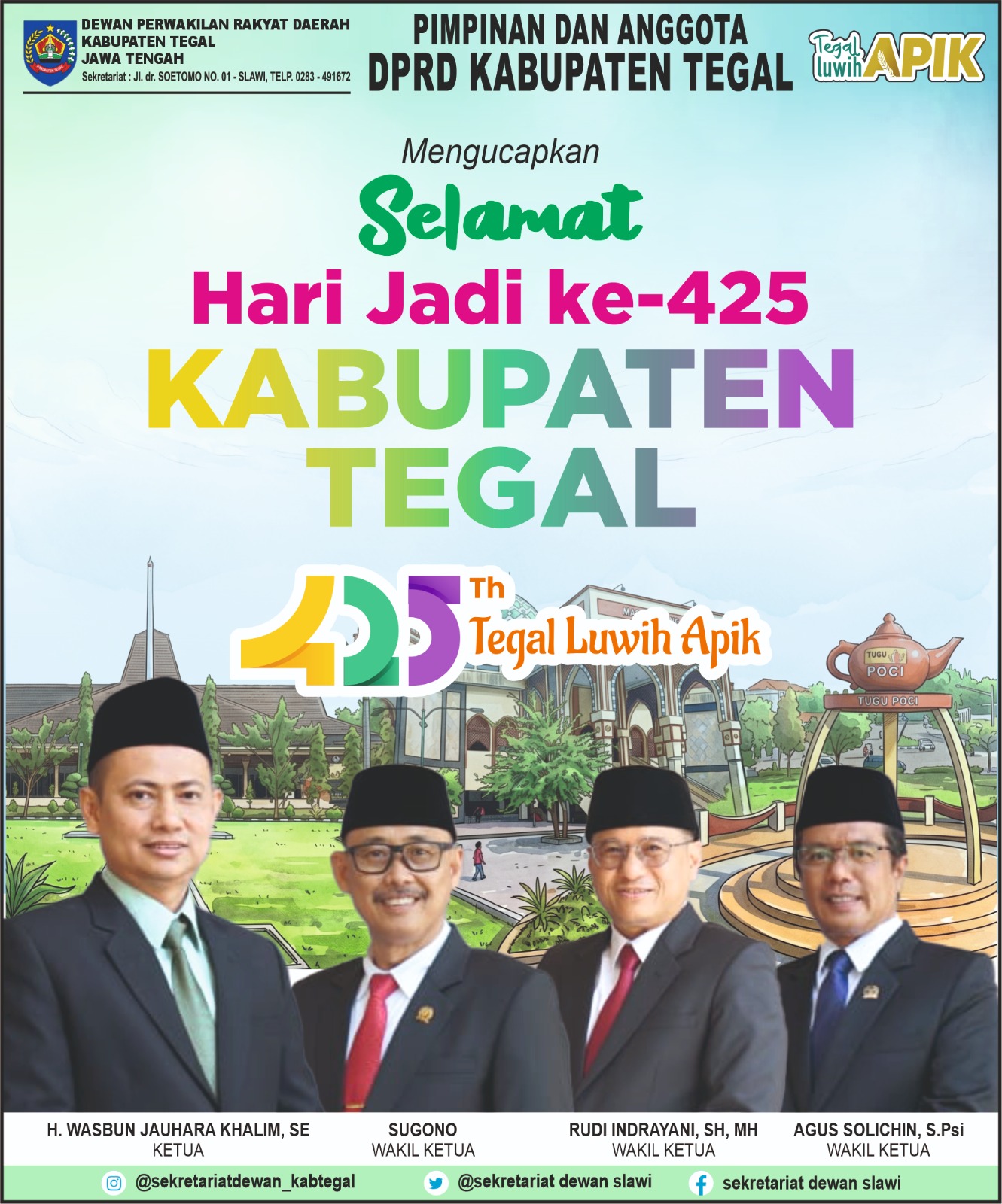 Hut tegal - dprd 