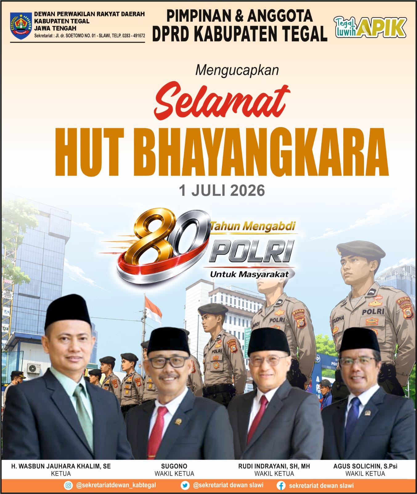 Hari Bhayangkara - dprd kab tegal Hari Bhayangkara - dprd kab tegal