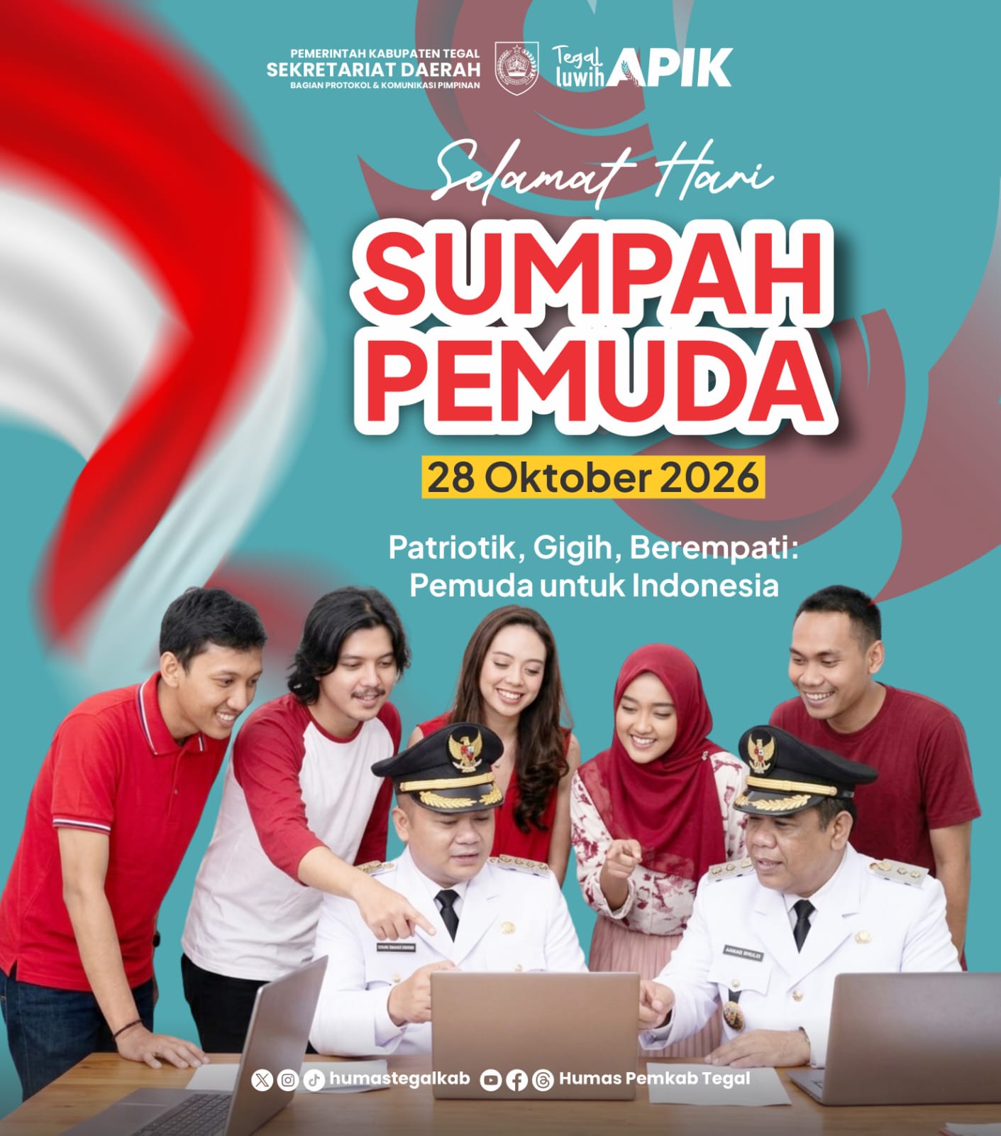 Hari sumpah pemuda - bupati tegal