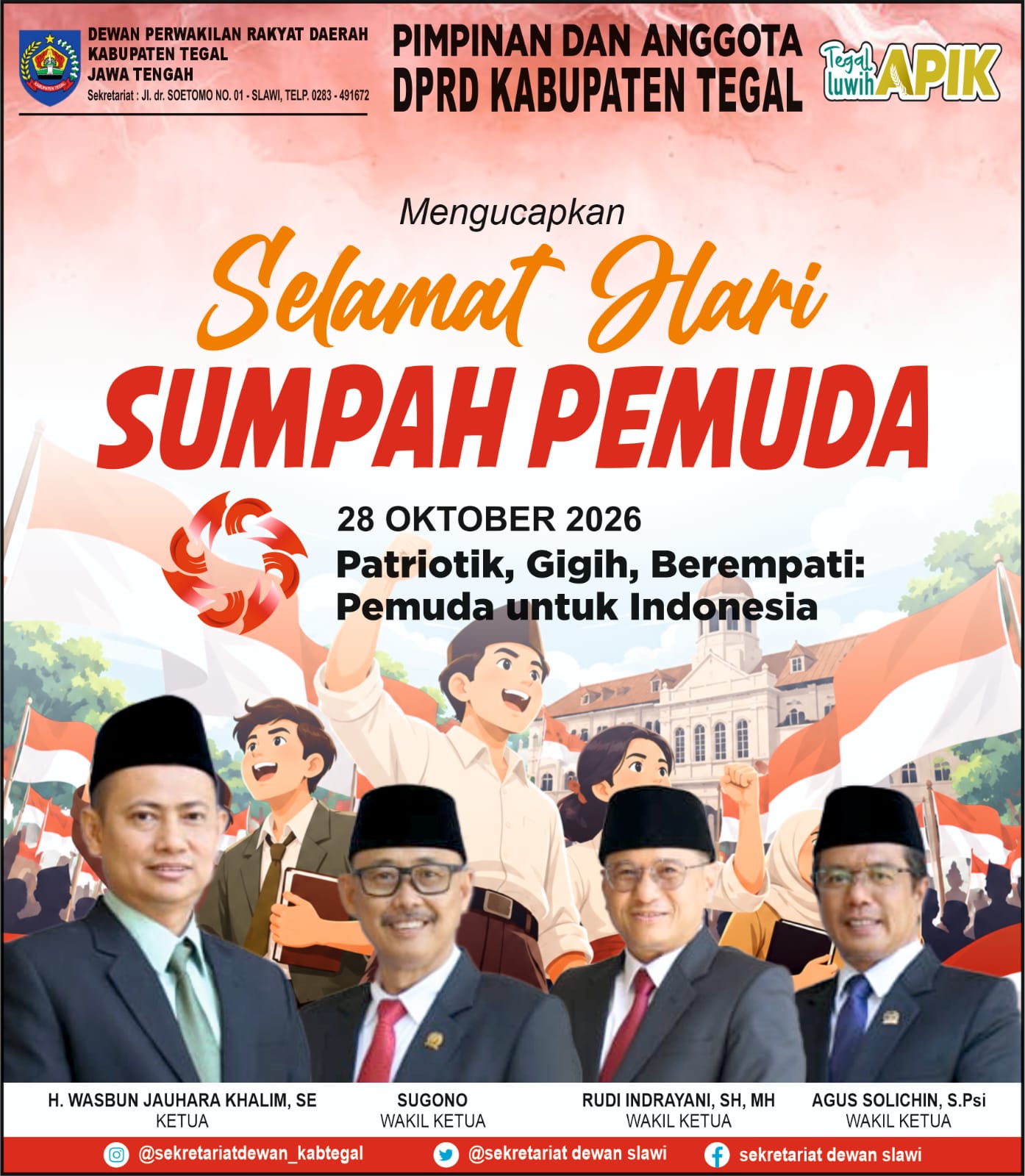 Hari sumpah pemuda - dprd kab tegal