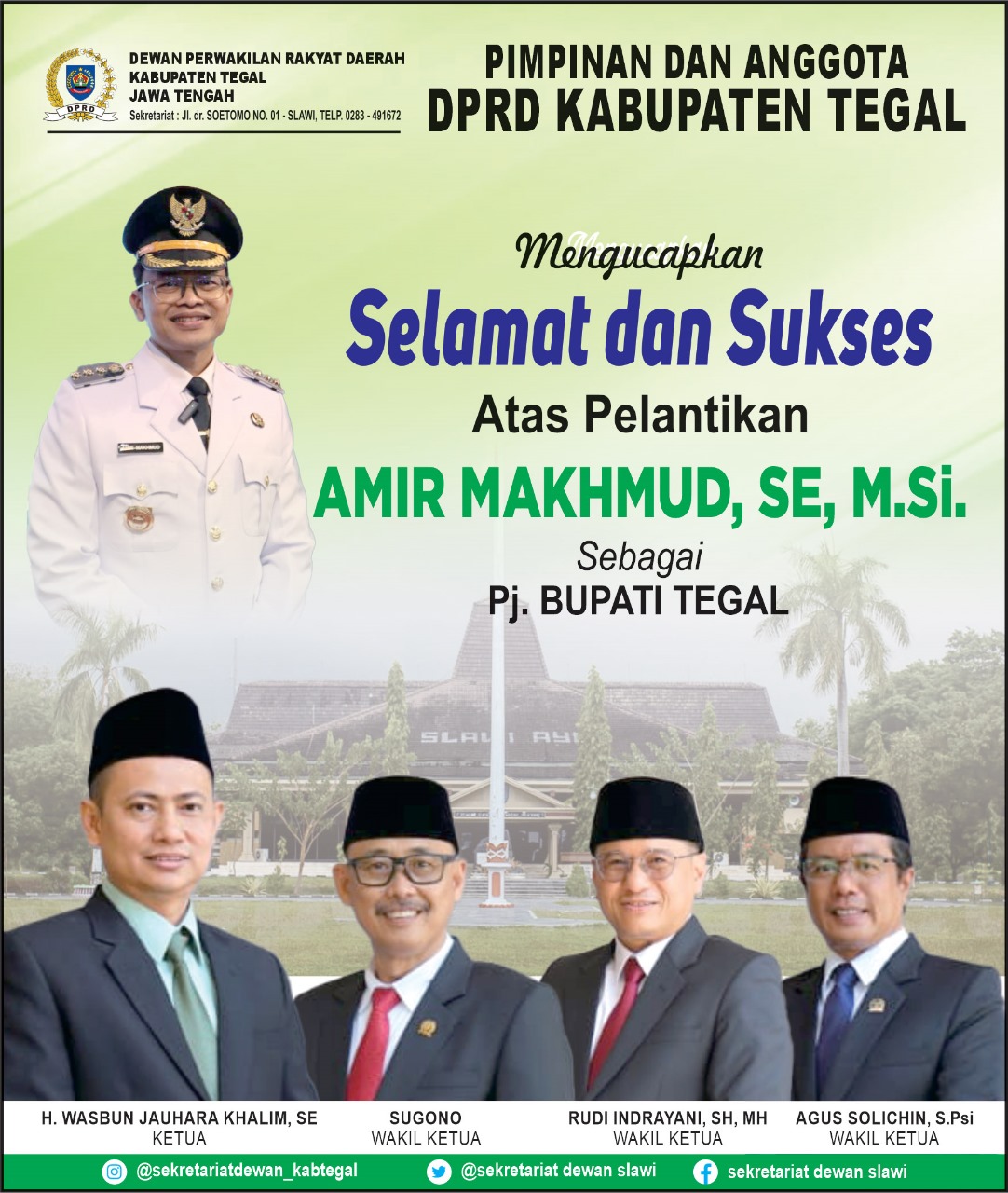 Pj Bupati Tegal - Dprd kab tegal