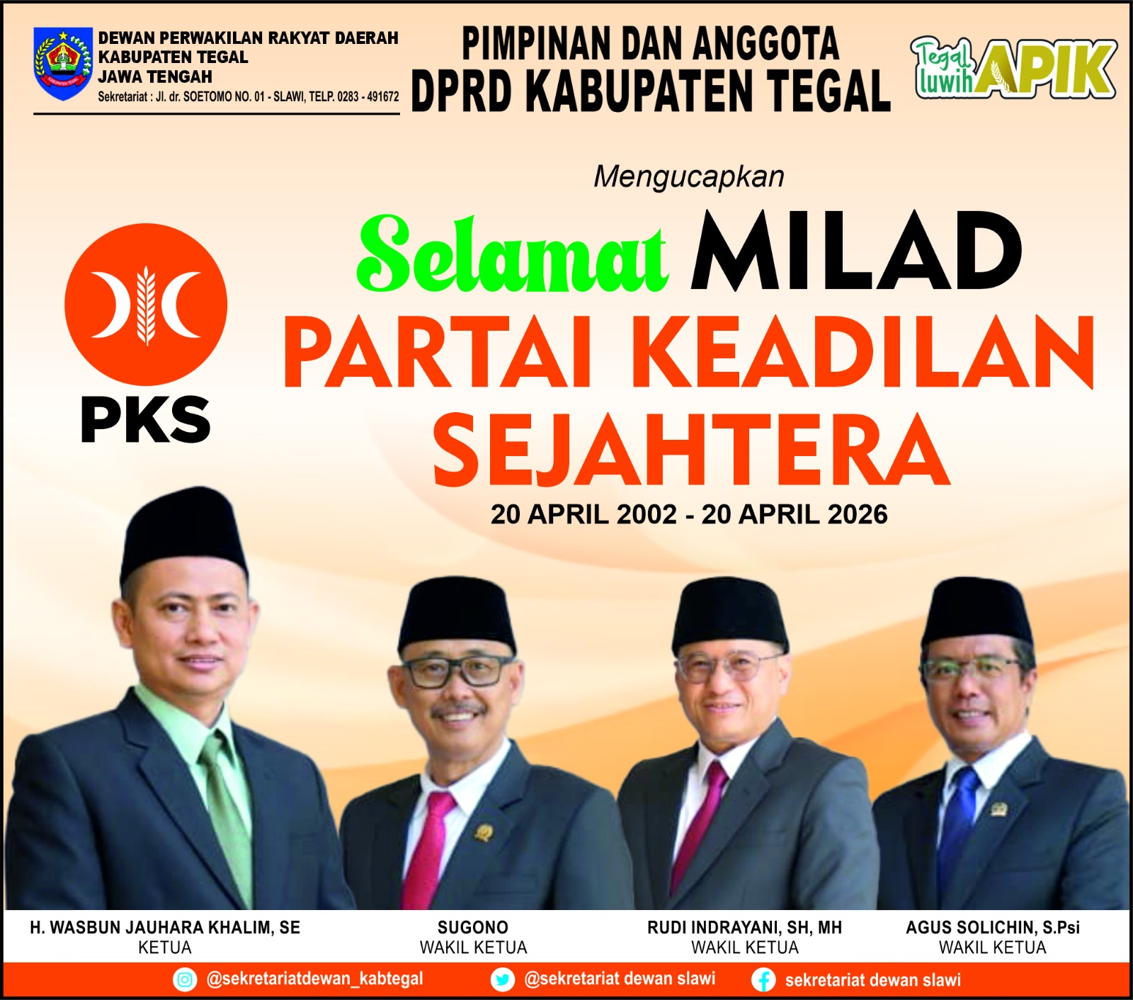 HUT PKS- DPRD Kab Tegal