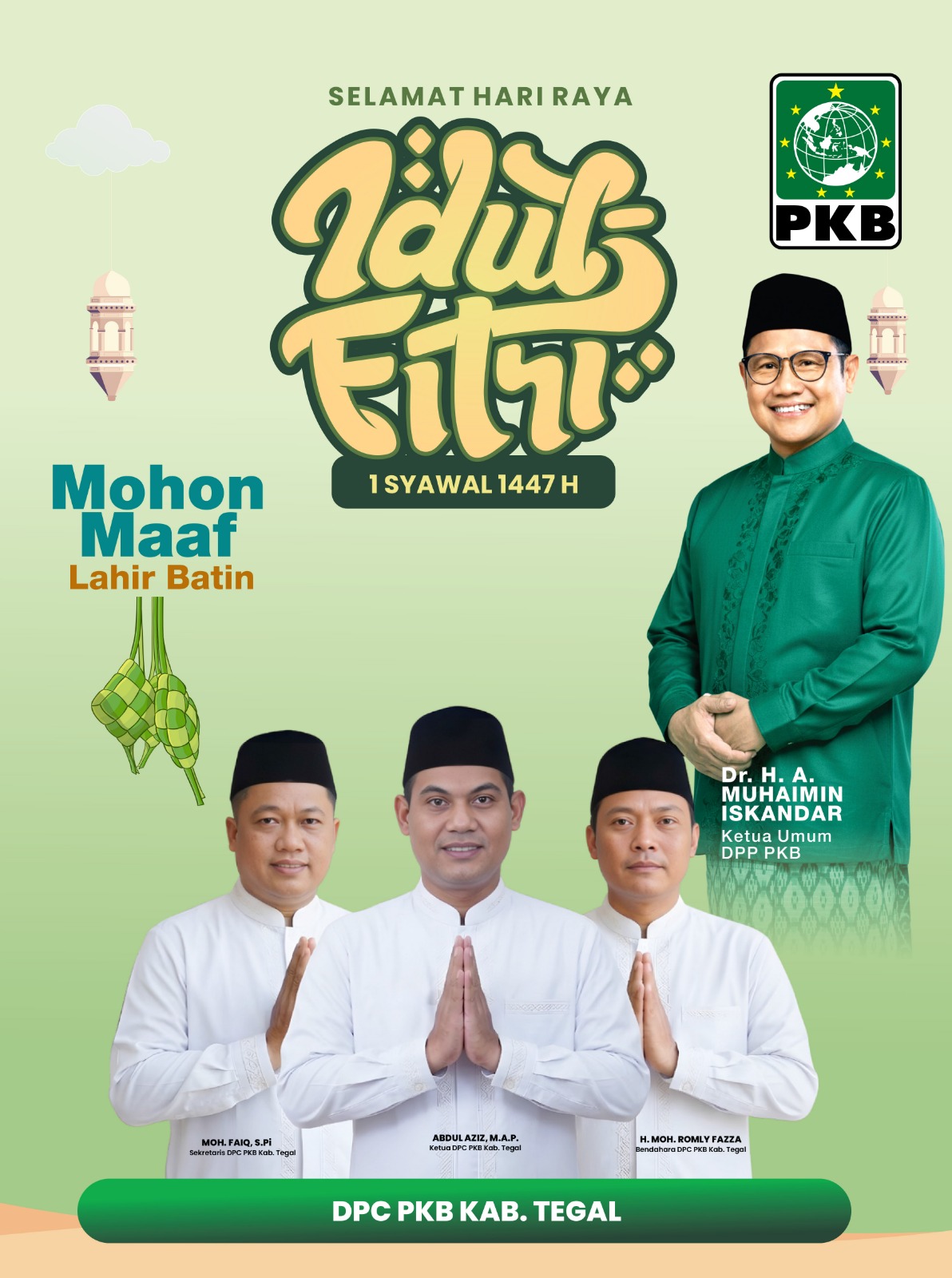 Selamat idul fitri - pkb