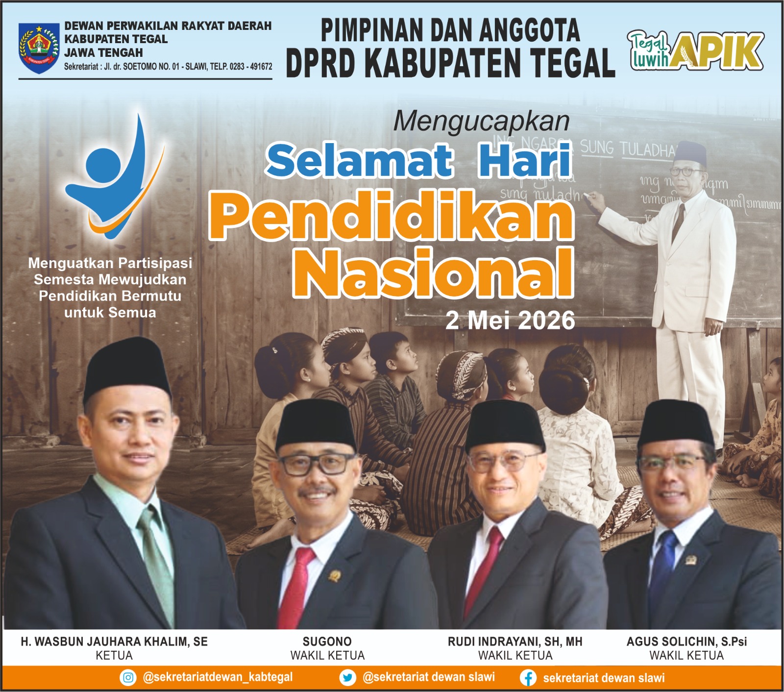 Hardiknas -dprd kab tegal