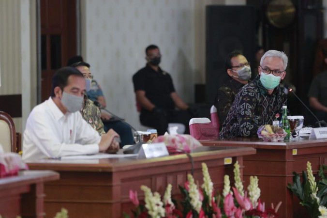 Jumlah ODP Jateng Capai 50.588 Kasus, Ganjar Lapor Jokowi Progres Penanganan