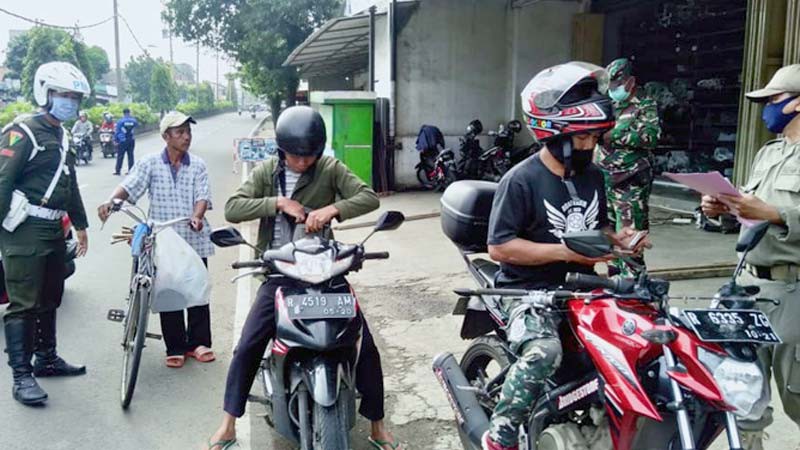 Setiap Hari Rerata 20 Orang Terjaring Razia Masker