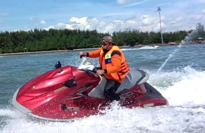 PAI Sudah Dilengkapi Jet Ski, Giliran Sungai Siwatu Akan Dijadikan Floating Marketnya Tegal