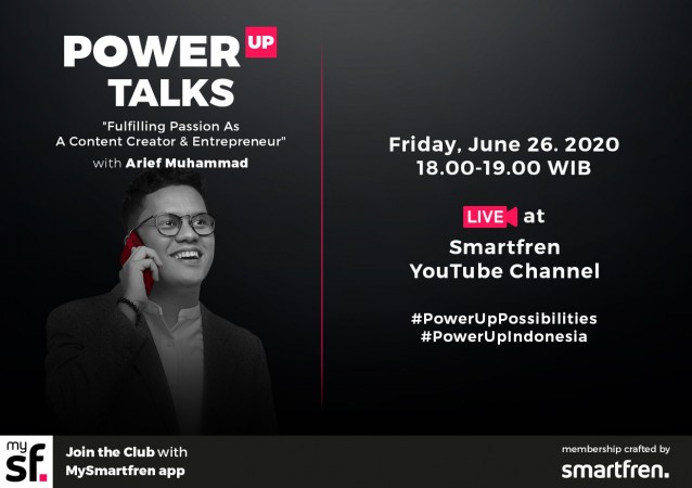 Smartfren #PowerUpPossibilities bareng Arief Muhammad dan Karin Novilda  