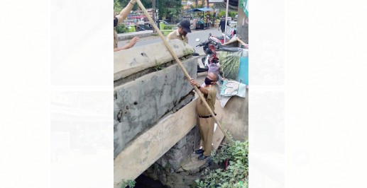 Jembatan Projo Sumarto Talang Berlubang, DPU Gerak Cepat untuk Perbaikan