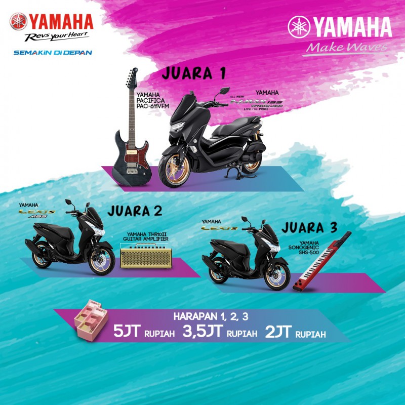 Ini Dia Pemenang NMAX Jingle Competition 2020 Pilihan Yamaha Bersama Yovie Widianto