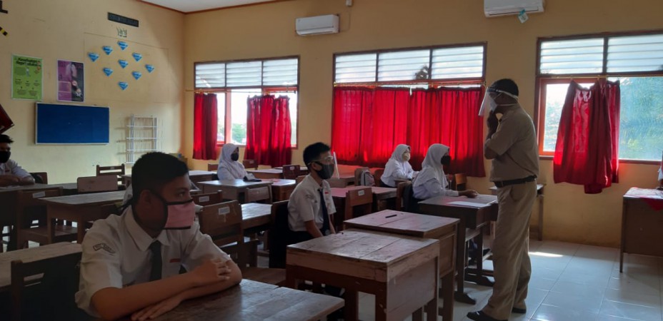 Hari Pertama Pembelajaran Tatap Muka di Brebes, Seminggu Siswa Masuk Dua Kali