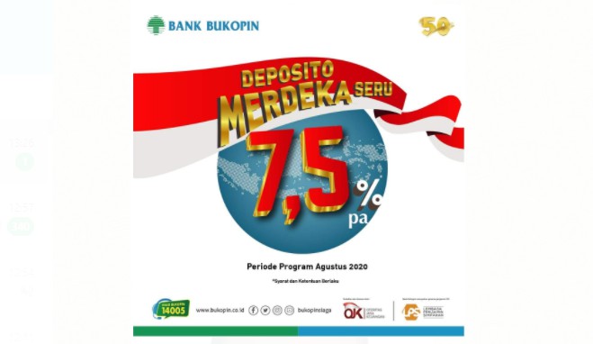 Bank Bukopin Hadirkan Program Deposito Merdeka Seru