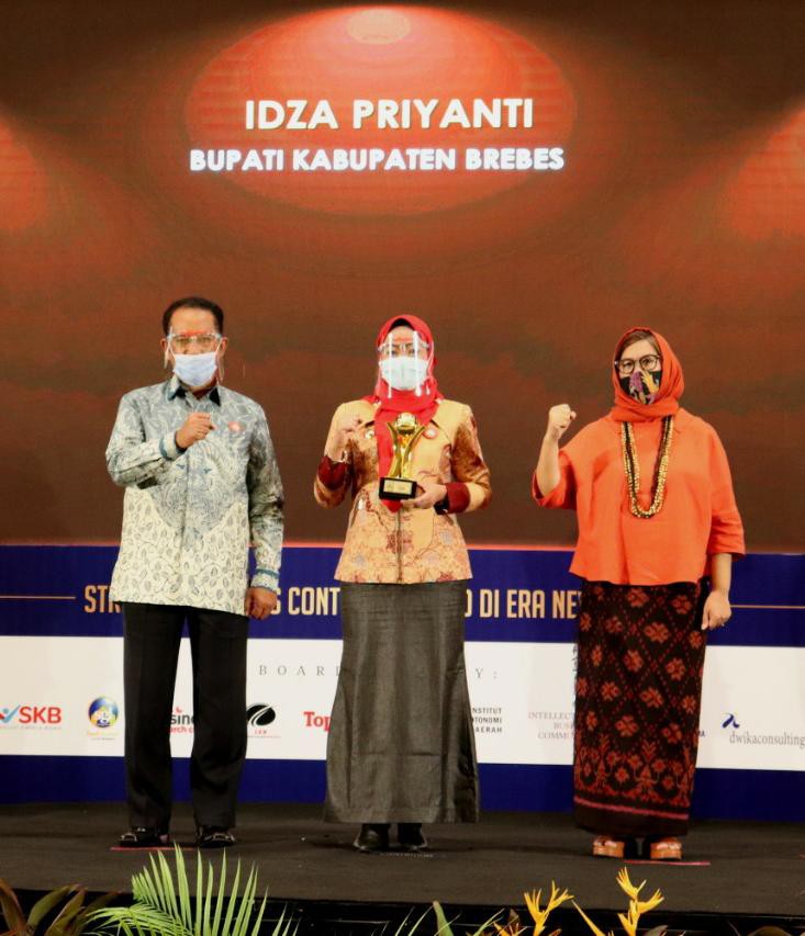 Pemkab Brebes Raih Tiga Kategori Top BUMD Awards 2020
