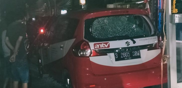 Kru ANTV Jadi Korban Penyerangan dan Perusakan Polsek Ciracas