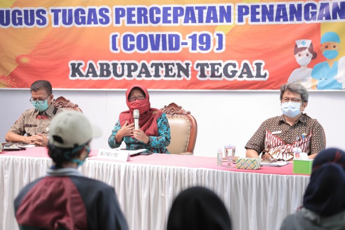 71 Orang di Kabupaten Tegal Positif Covid-19, 10 Pasien Masih Dirawat dan Delapan Meninggal