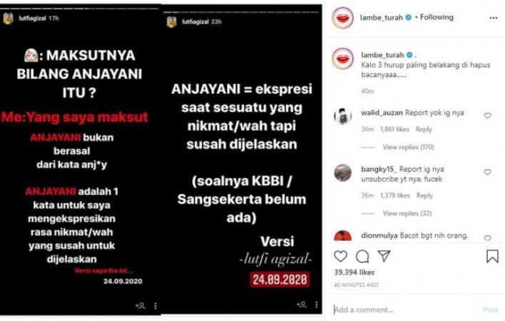 Dipopulerkan Lutfi Agizal, Kata Anjayani Dapat Sorotan: Bukan dari Kata Anj*y