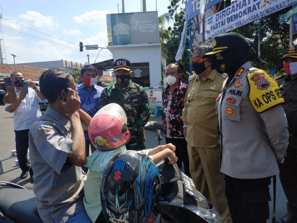 Pelanggar Tak Kenakan Masker Didominasi Warga Luar Kota