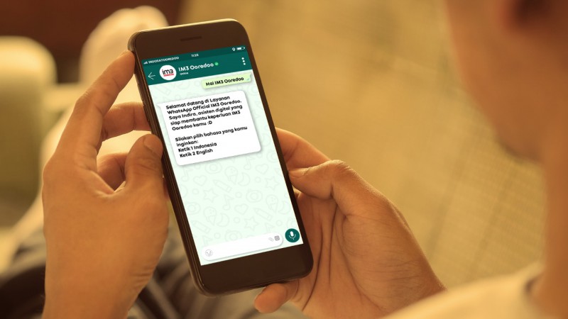 IM3 Ooredoo Official WhatsApp, Cara Baru untuk Cari Info Produk & Layanan