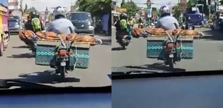 Video Anak Bawa Jenazah Ibunya Pakai Sepeda Motor Heobohkan Netizen