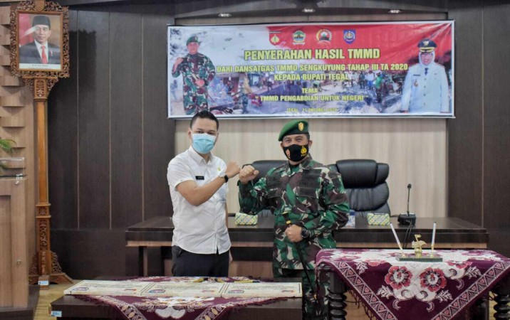 TMMD Sengkuyung Tahap III Selesai, TNI Bangun Talut dan Jalan Desa