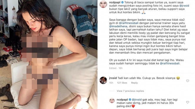 Unggah Foto Endors Pakai Dalaman, Istri Jerinx SID Dibully sebagai Cewek Murahan