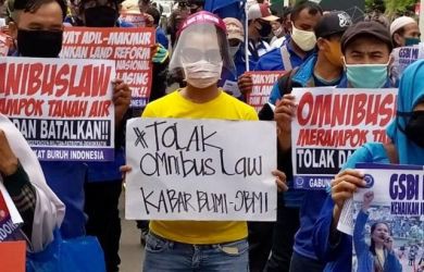 Polisi Sebut KAMI Sokong Dana Aksi Penolakan Omnibus Law