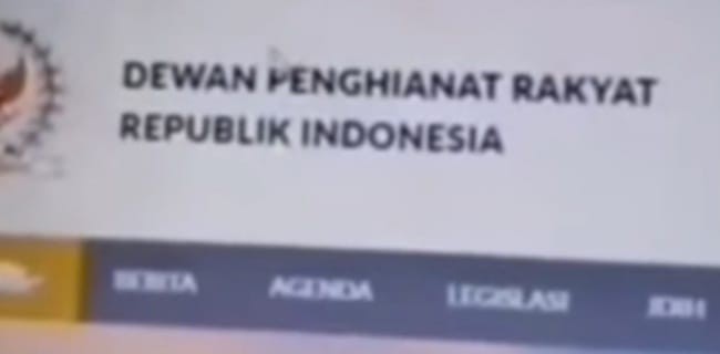 Gedung Dewan Dijual Murah, Situs DPR Juga Diretas Hacker Jadi Dewan Penghianat Rakyat