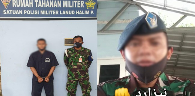 Buat Video Ahlan Wa Sahlan Habib Rizieq, Anggota TNI AU Serka BDS Kena Sanksi dan Ditahan