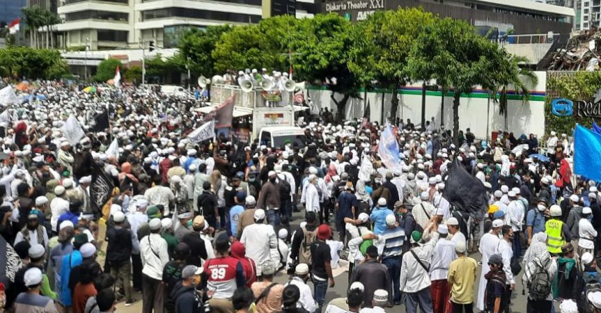 Bawa Pistol Mainan, 10 Pelajar Penyusup Demo di Kedutaan Prancis Diamankan Polisi