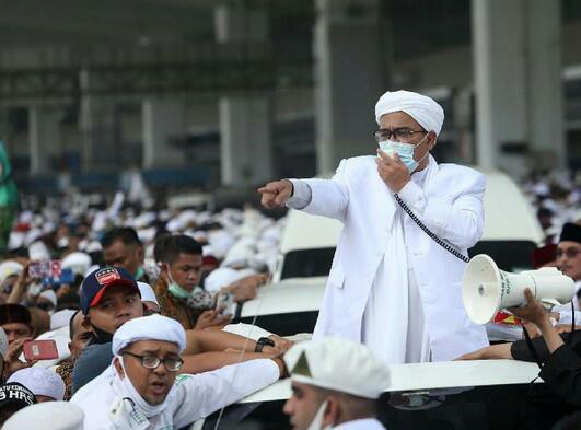 Tidak Memberikan Sambutan di Petamburan, Kondisi Habib Rizieq Drop, FPI: Semoga Beliau Pulih