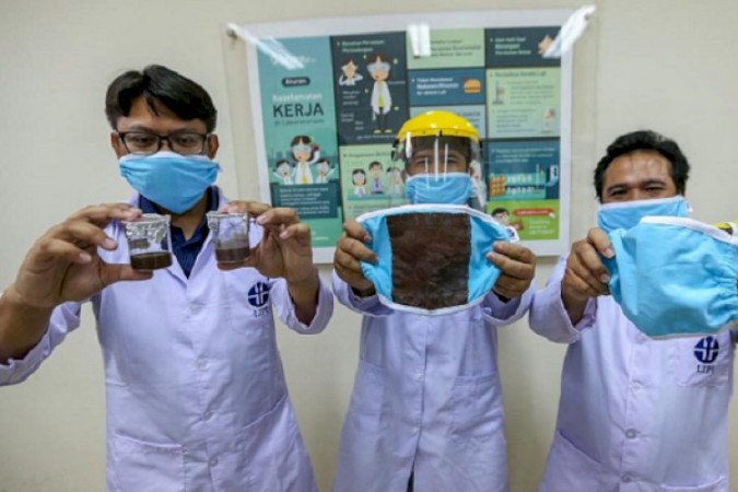 Masker Elektrik LIPI, Bunuh Virus Covid-19 saat Udara Masuk ke Dalam Masker