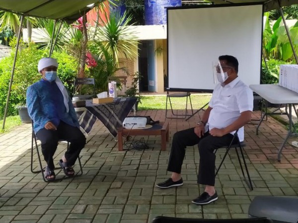 Moeldoko Minta Bantuan Aa Gym Gencarkan Penerapan Protokol Covid-19