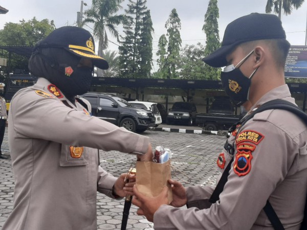 Kawal Pilkada Pemalang, 100 Anggota BKO Polres Tegal Kota Diminta Netral