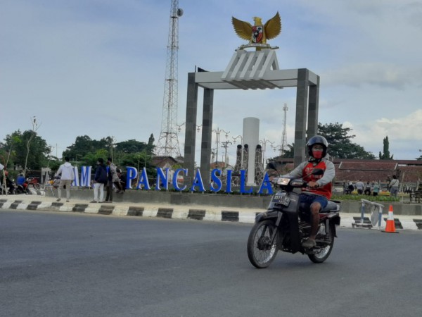 Pandemi Covid-19, Alun-alun Batal Di-launching, Warga Diimbau Jauhi Keramaian di Taman Pancasila