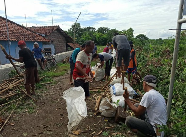 Sejumlah Tanggul Sungai di Brebes Kritis, Warga Dihantui Tanggul Jebol