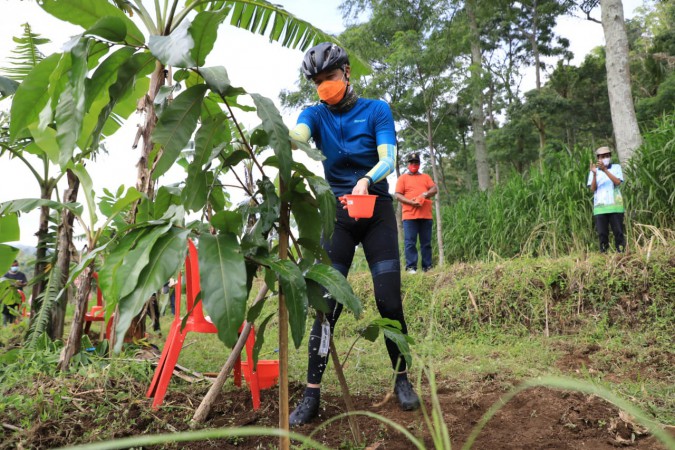 Selamatkan Rawapening, Ganjar Tanam 17 Ribu Pohon di Hulu Sungai Parat