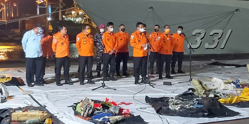 Kembali Bertambah, 45 Kantong Jenazah Korban Sriwijaya Air Ditemukan