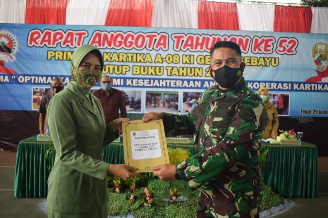 Dandim Berupaya Sejahterakan Prajurit, SHU Primer Koperasi Dibagi Rata