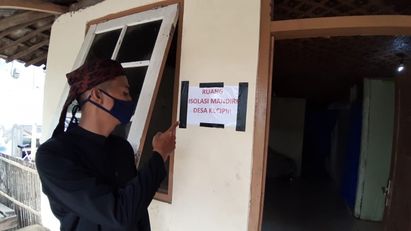 Desa Kecipir Brebes Siapkan Rumah Isolasi Mandiri