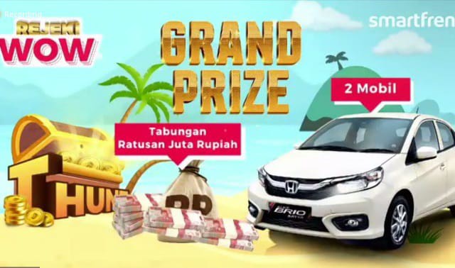 Smartfren Rejeki WOW, Raih Hadiah Total Miliaran Rupiah