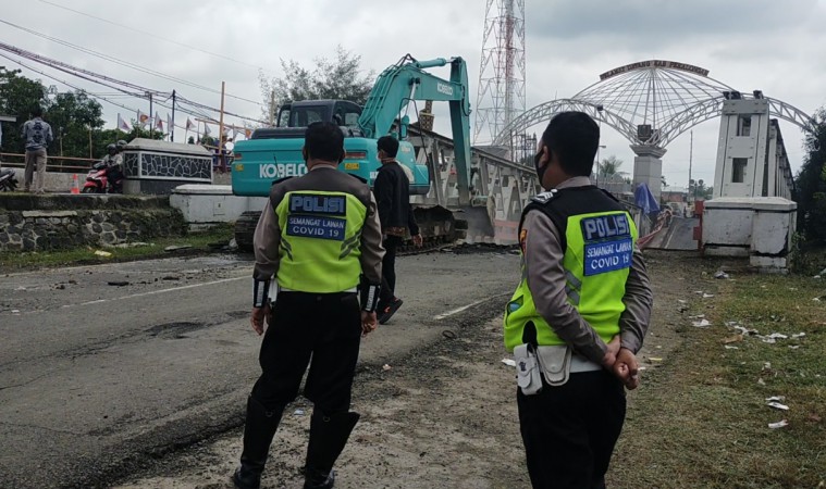 Jembatan Putus di Jalur Pantura Pemalang-Pekalongan Dibangun Lagi, Bina Marga Targetkan Selesai Dua Bulan