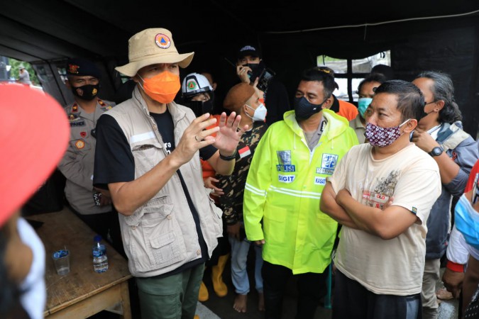 Cek Banjir Semarang, Ganjar Temukan Hanya 1 Pompa yang Berfungsi: Ya, Nggak Nendang!