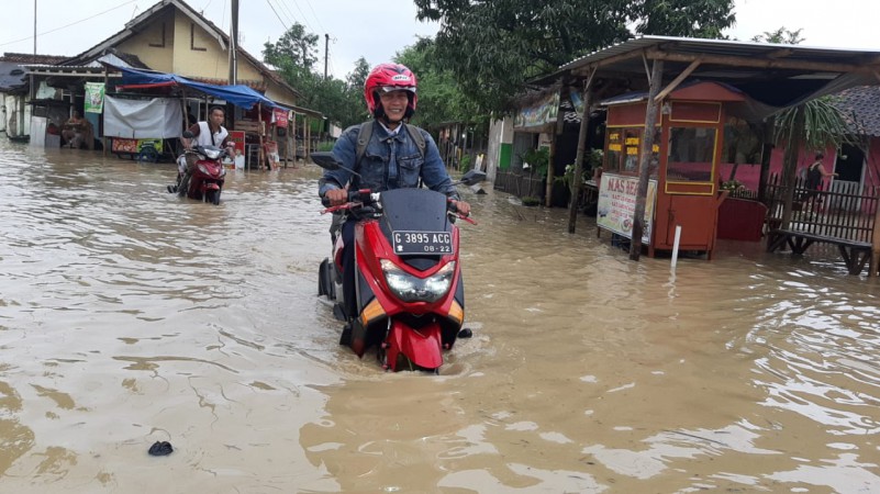 Sungai Babakan Limpas, Ratusan Rumah di Ketanggungan Brebes Terendam