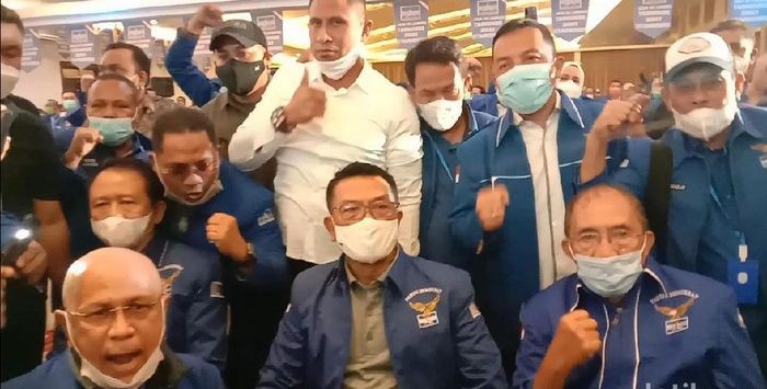Langsung Terbang dari Jakarta ke Medan, Moeldoko Diteriaki Presiden di Arena KLB